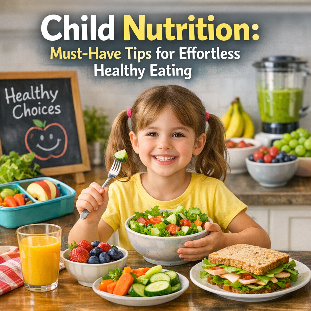 Illustration of Child Nutrition: Must-Have Tips for Effortless Healthy Eating
