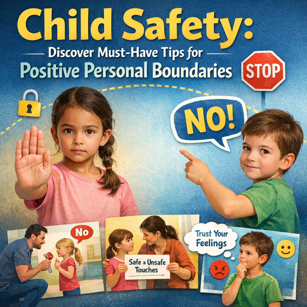 Illustration of Child Safety: Discover Must-Have Tips for Positive Personal Boundaries