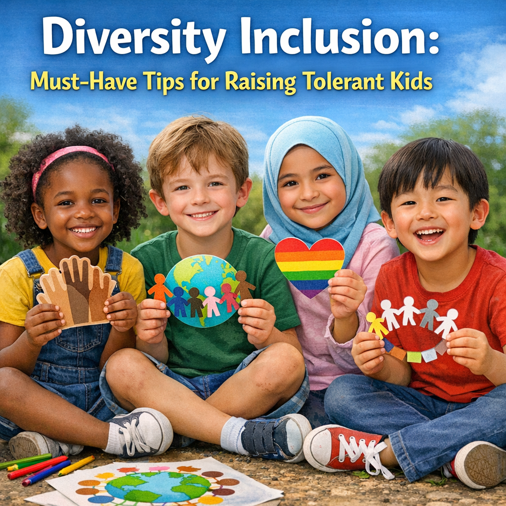 Illustration of Diversity Inclusion: Must-Have Tips for Raising Tolerant Kids