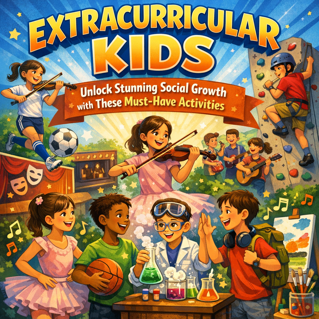 Illustration of Extracurricular Kids: Unlock Stunning Social Growth with These Must-Have Activities