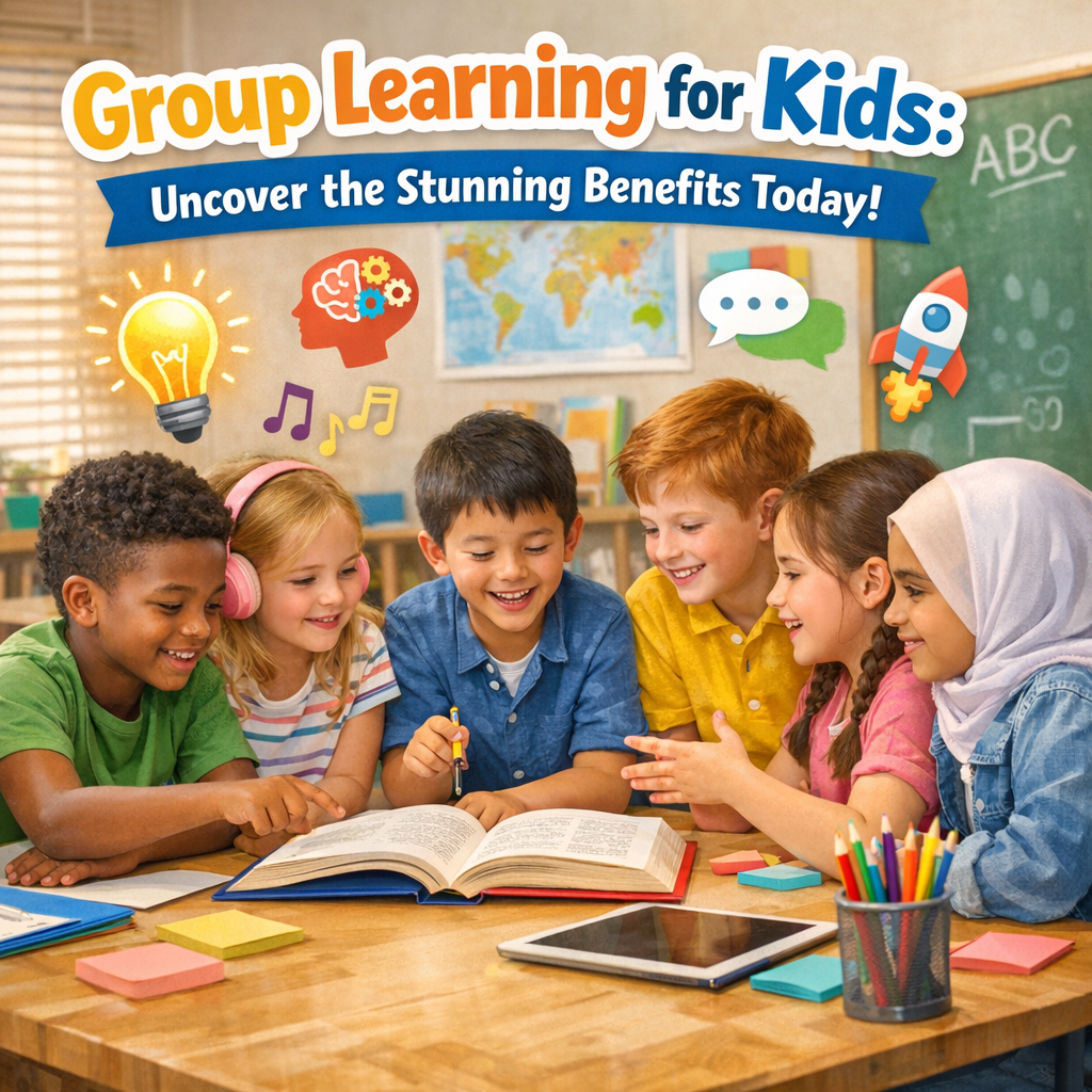 Illustration of Group Learning for Kids: Uncover the Stunning Benefits Today!