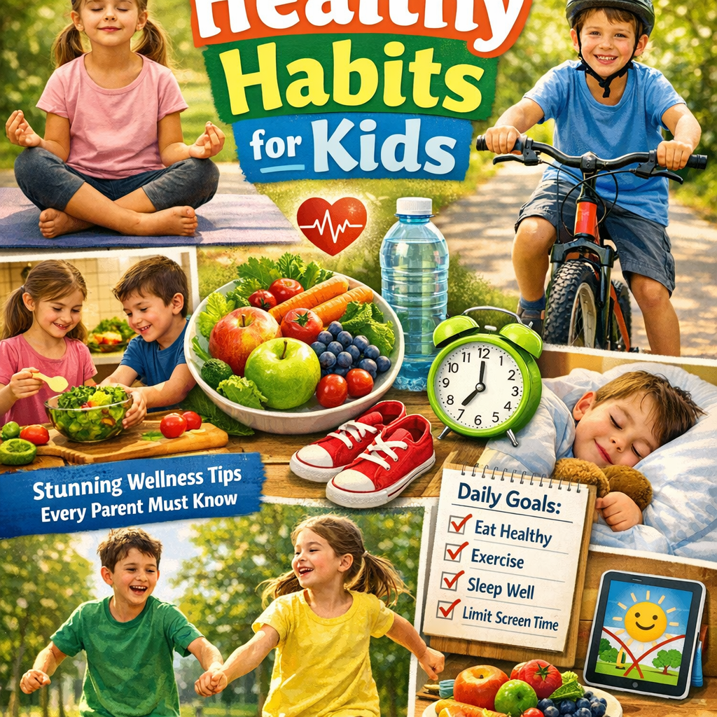 Illustration of Healthy Habits for Kids: Stunning Wellness Tips Every Parent Must Know