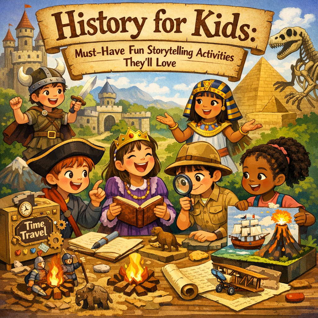 Illustration of History for Kids: Must-Have Fun Storytelling Activities They’ll Love