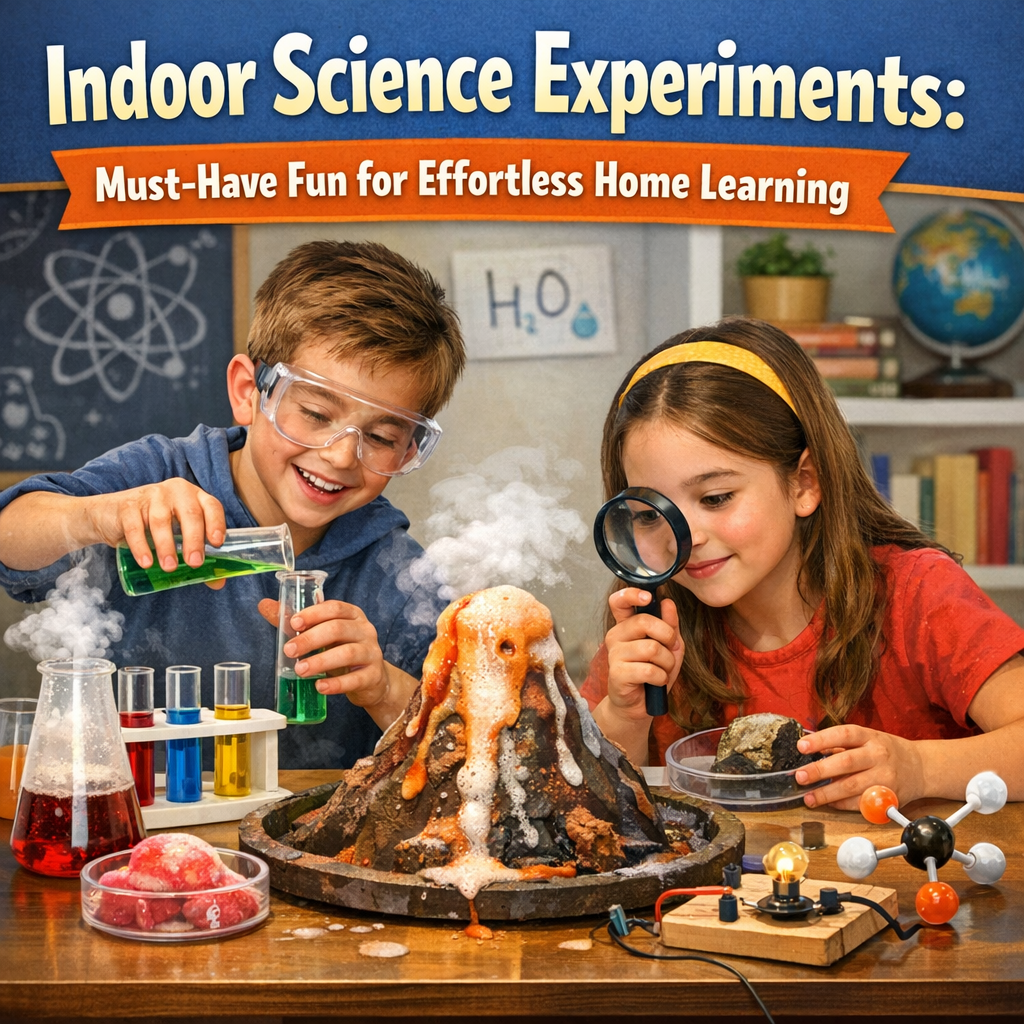 Illustration of Indoor Science Experiments: Must-Have Fun for Effortless Home Learning