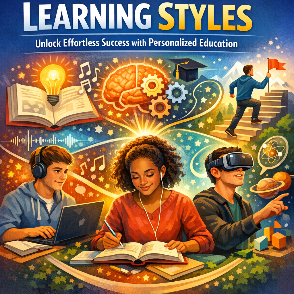 Illustration of Learning Styles: Unlock Effortless Success with Personalized Education