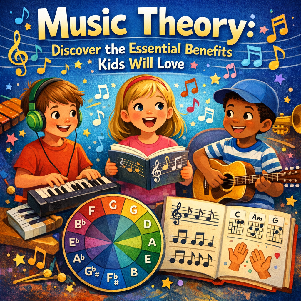 Illustration of Music Theory: Discover the Essential Benefits Kids Will Love