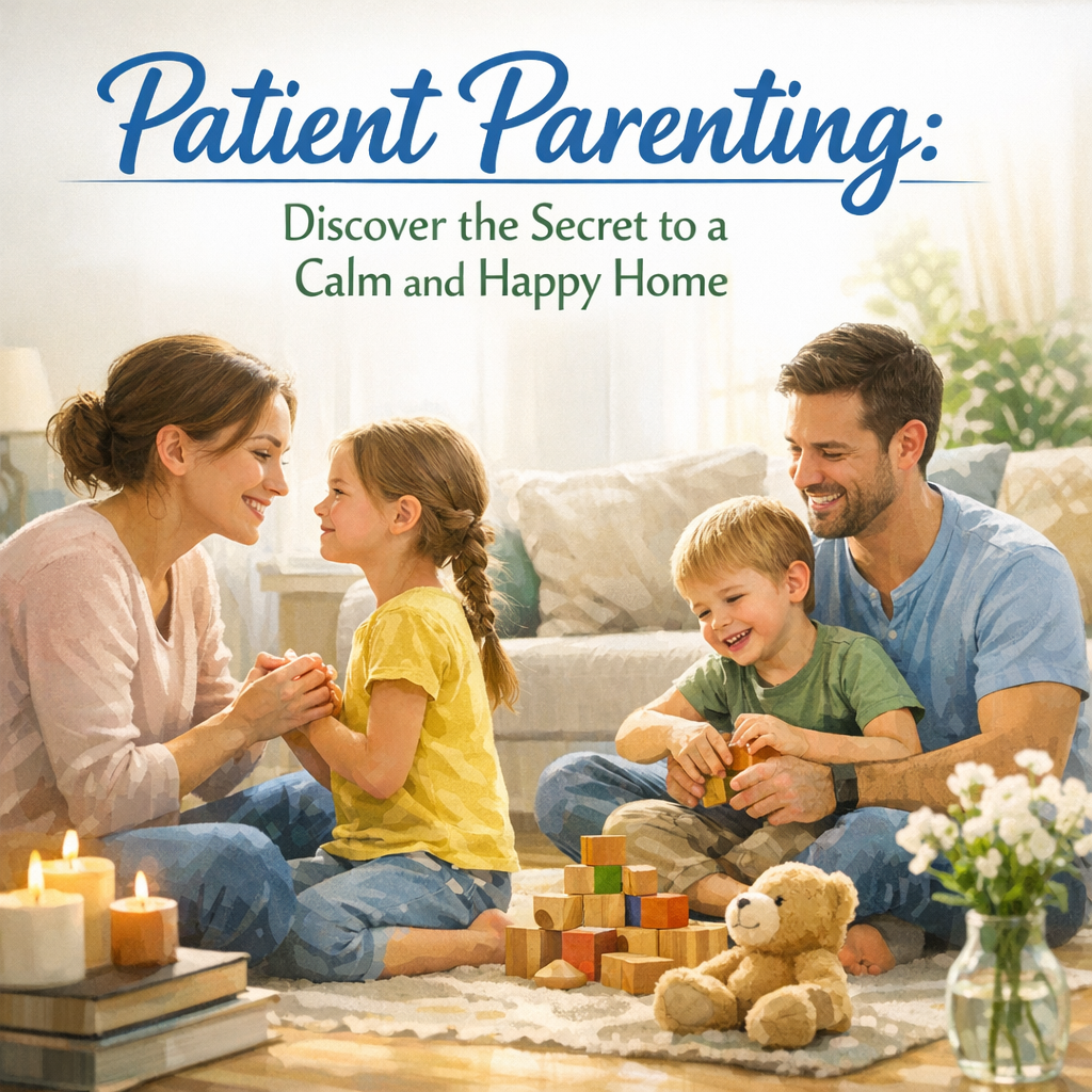 Illustration of Patient Parenting: Discover the Secret to a Calm and Happy Home