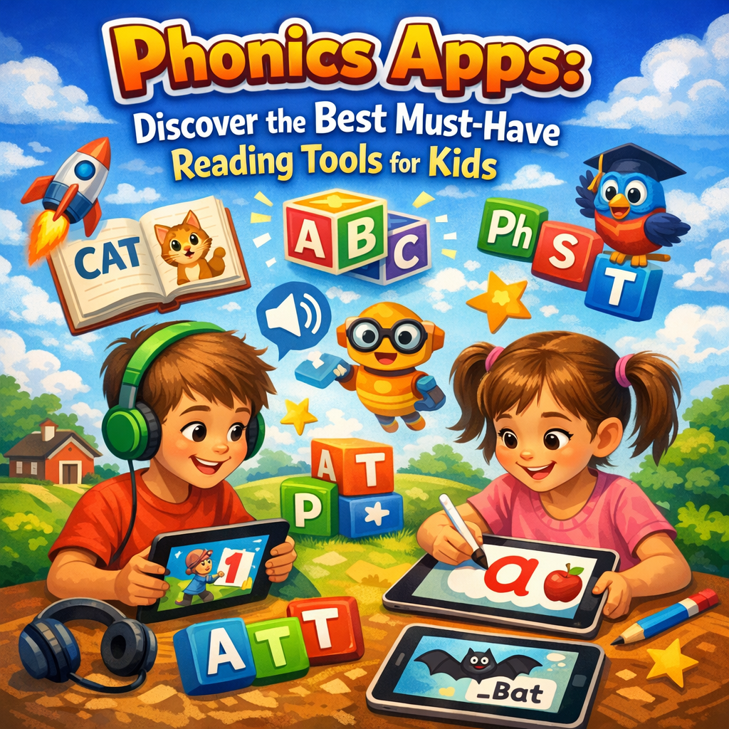 Illustration of Phonics Apps: Discover the Best Must-Have Reading Tools for Kids