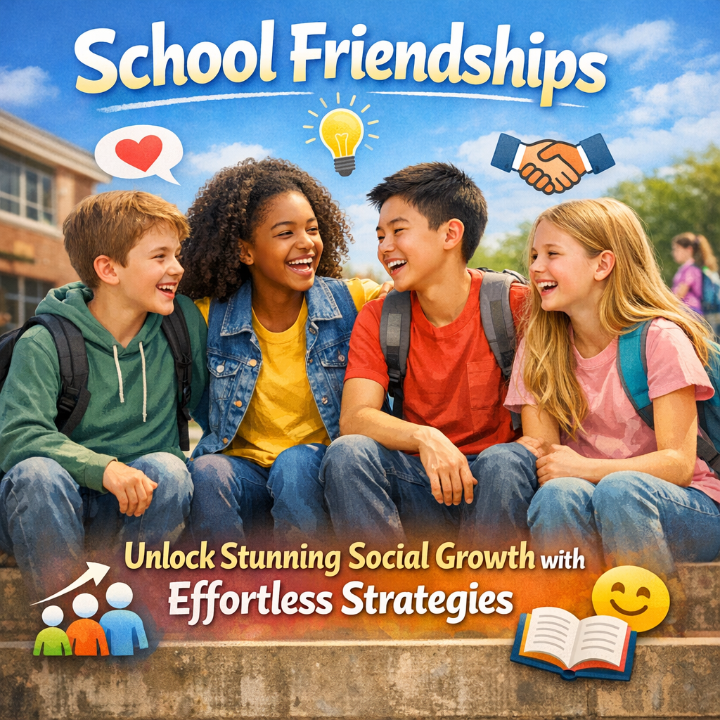 Illustration of School Friendships: Unlock Stunning Social Growth with Effortless Strategies