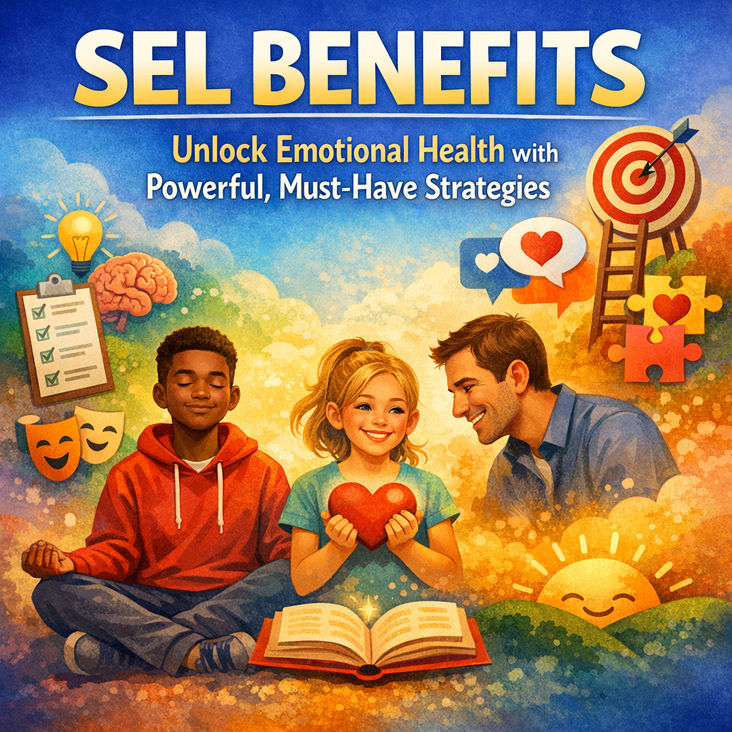 Illustration of SEL Benefits: Unlock Emotional Health with Powerful, Must-Have Strategies