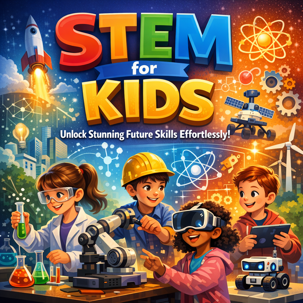 Illustration of STEM for Kids: Unlock Stunning Future Skills Effortlessly