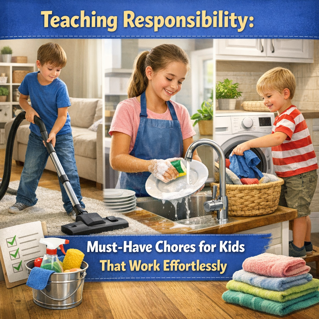 Illustration of Teaching Responsibility: Must-Have Chores for Kids that Work Effortlessly