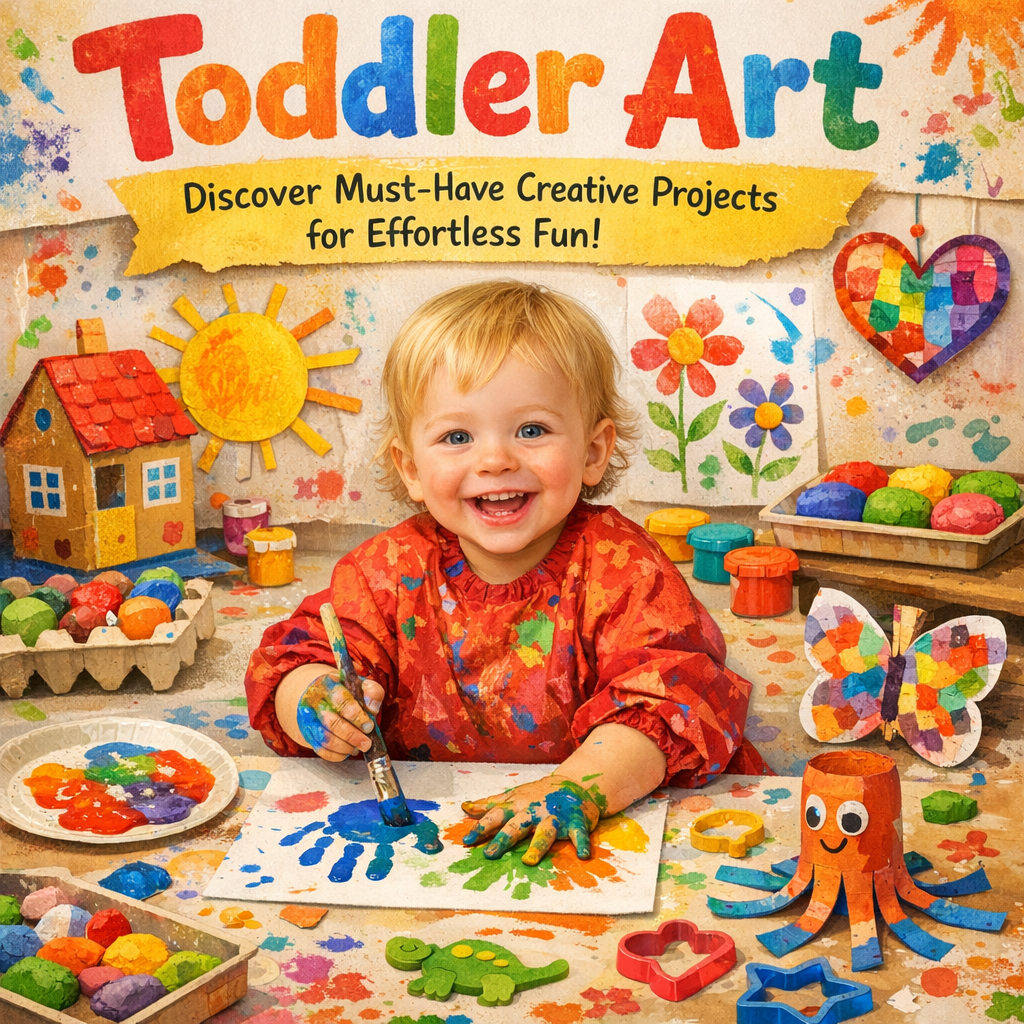 Illustration of Toddler Art: Discover Must-Have Creative Projects for Effortless Fun
